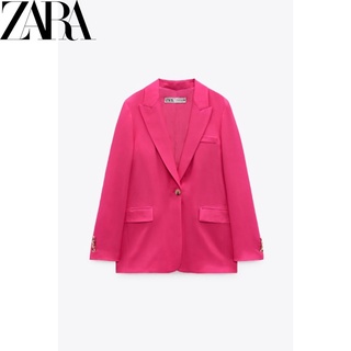 ZARA oversize straight blazer and pants (1)
