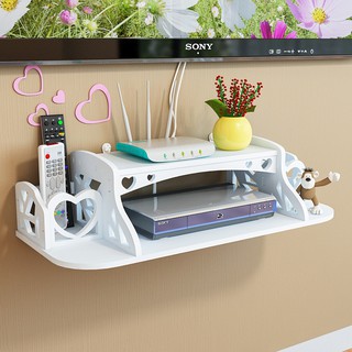 TV Box Router PC DVD Player Space Wall Mount Storage Shelf Holder Stand Rack