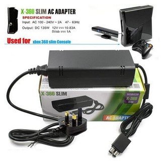12V AC Adapter Power Supply Charger For Microsoft Xbox 360 Slim/Xbox 360 Adapter (EU/UK/AU/US)Plug