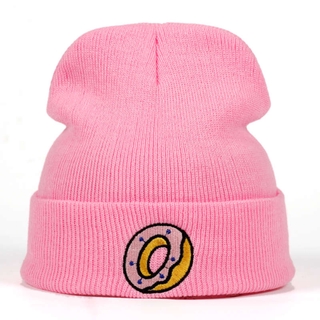 Embroidery Donut Winter Hats For Men Warm Skullies Beanies Women Knitted Warm hat