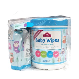 TOPVALU Unscented Baby Wipes (1)