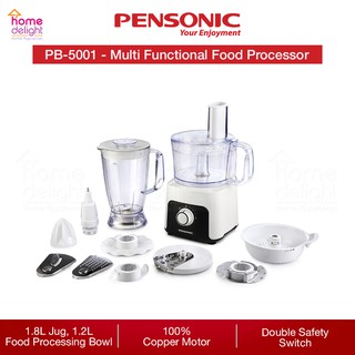 Pensonic Multi functional Food Processor [ PB-5001 / PB5001 ]