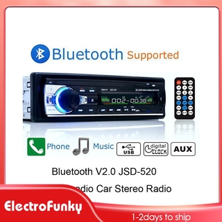 Wireless Bluetooth Stereo Car FM Radio Aux Input Receiver SD USB MP3 Audio Player for driver