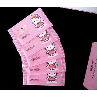 Hello Kitty Baby Natural Pureness Wet Wipes Premium Pocket Wet Tissue 50pcs/Box