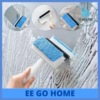 1Pcs Double-sided Cleaning Brush Spray Window Glass Brush Wiper Cleaner Washing Scraper Home Bathroom Car Cleaning Tool