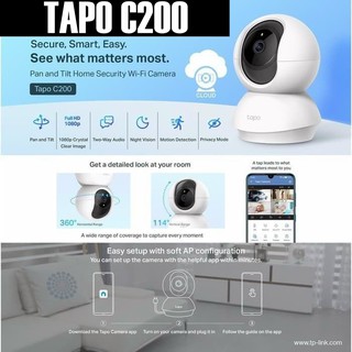 TP-LINK Tapo C200 C210 C100 1080P Full HD Wireless WiFi Home Security Surveillance IP Camera. EZVIZ C6N TY1 TY2 C6CN