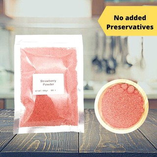 100% Real Strawberry Powder (sugar added) / Serbuk Strawberi / 草莓粉 / 100g / 200g / 500g / 1kg