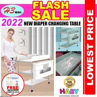 🎉READY STOCK🎉 New Version Newborn Baby Kids Diapers Changing Table Pampers Changing Table With 3 Level Of Space