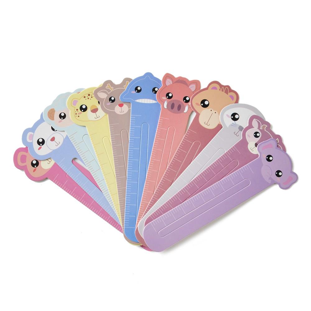 30Pcs Animal Paper Bookmarks Book Holder Stationery Student School Supplies