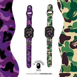 BAPE - theme strap, iWatch strap, Apple Watch strap, Apple Watch band, suitable for all Apple Watch series SE/6/5/4/3/2/1