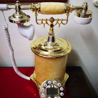 [stock clearance] Marble classic phone / telephone, telefon, lama antik desktop telephone