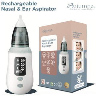 Autumnz Rechargeable Nasal And Ear Aspirator | Penyedut Hingus Baby & Telinga | Relieves Nose Congestion & Clear Ear Wax