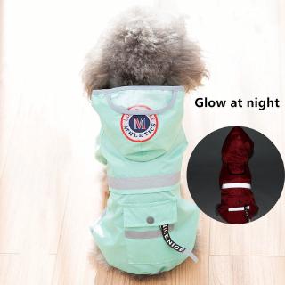 Pet raincoat dog clothes summer puppies poncho teddy small and medium-sized dog waterproof raincoat supplies (1)