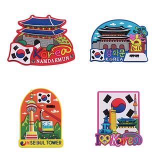 Korea Seoul, Namdaemun Travel Souvenir Rubber Fridge Magnet