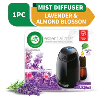 [12.12] Air Wick Essential Mist Diffuser Starter Kit - Lavender & Almond Blossom