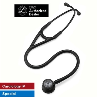 3M Black Tube, Black Finish Chespiece, Stainless Stem Cardiology IV 6163, 3M Littmann Stethoscope