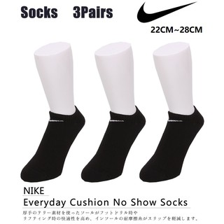 100% Original import Nike everyday cushioned no show Low Sock set