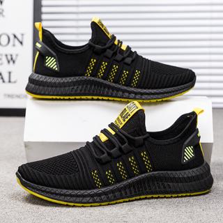 Sports Shoes Breathable Fly-woven Mesh Men's Running Shoes