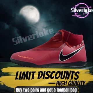 【Limited Time Offer】Nike Phantom Vision Elite DF TF men's soccer shoes size: 40-45 junior soccer indoor shoes