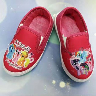 [Ready Stock] Children Kids Canvas Shoes My Little Pony Cartoon Shoes Slip On 24-29 (BGJAYA)