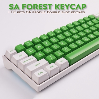 112 Keys GSA Profile Keycaps Forest Double Shot ABS Ball key For Cherry Mx Switch Mechanical Gaming Keyboard Keycap