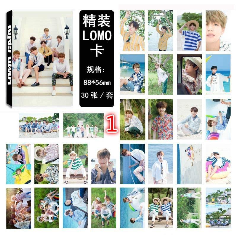 NEW KPOP BTS BANGTAN BOYS Self-made Card LOMO Photo Fans Card 30 pcs/set KOREA