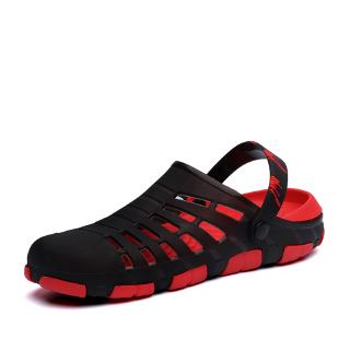 2020 Lelaki Outdoor Sport Clogs Casual Blue Waterproof Sandals Korean Kasut Men Fashion Breathable Summer Beach Shoes Plus size:40~45