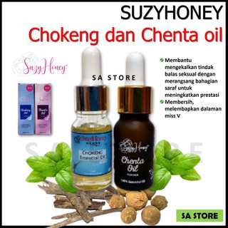 SUZYHONEY Chokeng oil dan Chenta oil (10ml)/ set suami isteri/ keputihan/minyak pati