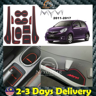 Nexus Car Perodua Myvi Lagi Best 2011-2017 Interior Slot Mat (1)