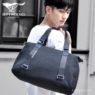 briefcase SEPTWOLVES Crossbody Bag Men's Simplicity Crossbody Bag Large Capacity Leisure Travel Trendy Lightweight Busin