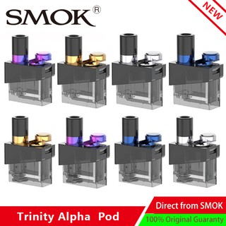 1-2 pcs Original SMOK Trinity Alpha Replacement Pod Cartridge 2.8ml Atomizer For E Cigarette SMOK Trinity Alpha