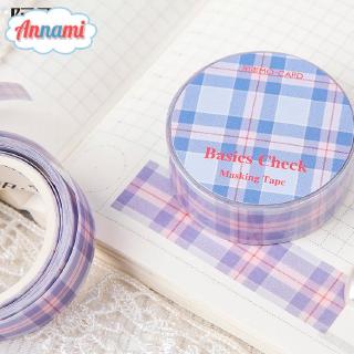 Annami Macaron Color Washi Tape Basic Masking Tapes For Decor Gift Journal Scrapbooking