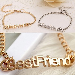 Unisex Fashion Letters Friendship Chain Bracelet Jewelry Gifts for Best Friend (1)