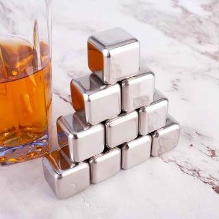 1Pcs Whiskey Stones Beer Cooler Keep Original Taste Of Wine Not Diluted Cooling Cubes Reusable Stainless Steel Ice Cubes Wine Chiller