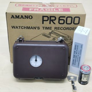 AMANO WATCHMAN CLOCK PR600 CLOCKING MACHINE