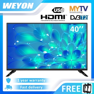 【Free Wall Mount】WEYON Digital TV 40 inch Full HD LED TV (DVBT-2) Built in MYTV