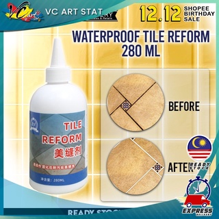 VC Art 280ml Rejuvenate Tile Perform Waterproof seam agent - Gap filler sealer repair glue (waterproof)