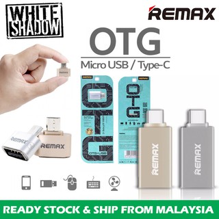 Remax RA-OTG Type-C To USB 3.0 Converter Adapter to Micro USB Connection Kit OTG Adapter