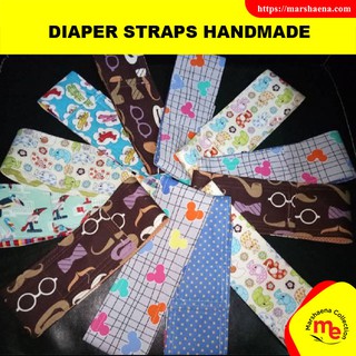 Diaper straps Handmade cotton