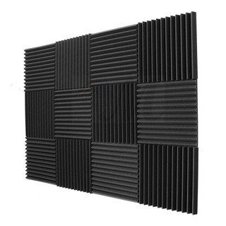 12 Pack- Acoustic Panels foam Engineering sponge Wedges Soundproofing Panels MY (1)