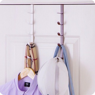 🇲🇾 5kg Load Multi-Functional Straps Hat Bag Coat Clothes Pants Door Hook Hanger Pintu Rack 5 Arms