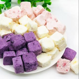 (现货 READY STOCK）冻干酸奶果粒块 Freeze Dried Yogurt Cube (50g/100g)
