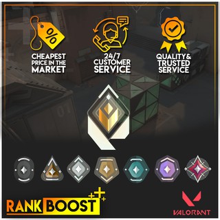 Valorant Rank Boosting Service - Super Fast and Cheapest