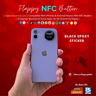 Flappy NFC Button - BLACK