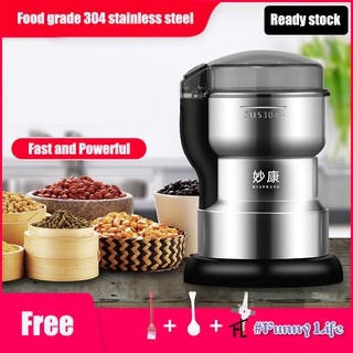 304 Stainless Steel Multifunction Smash Machine Six Blades Electric Grain Mill Grinder Household