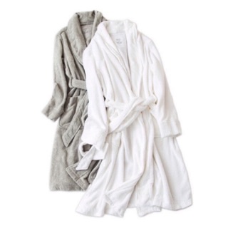 🔥 🔥 Women Winter Toweling Thick Bath Pure Color Cotton Robes
