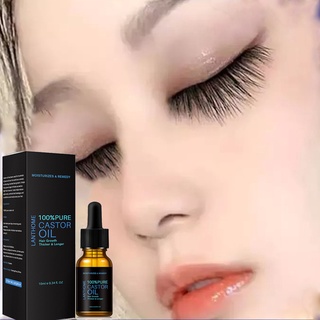 Serum bulu mata Serum bulu mata panjang dan lebat Castor oil for eyelashes Eye oil 10ml Natural Eyelash Essence mascara