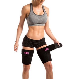 1pair Thigh Belt Trimmer Exercise Fitness Sport Sweet Sweat Premium