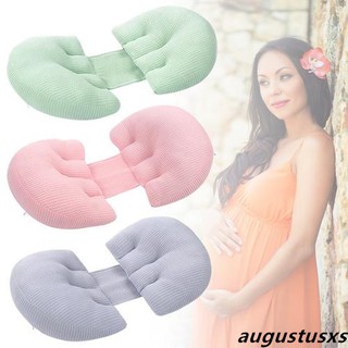Pregnancy Pillow Side Sleeping Cotton Pillow Pregnancy Washable Stomach Lift Pillow Side Sleeper Maternity Belly Support Pillow