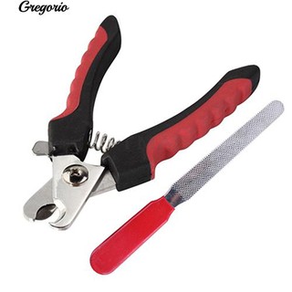 G Professional Beauty Tool Pet Dog Puppy Cat Claw Nail Clipper Cutter + File Set